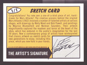 2012 Mars Attacks Heritage Artist Autograph Sketch Trading Card 1/1 Lee Bradley - TvMovieCards.com