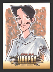 2011 CBLDF Comic Book Legal Defense Fund Liberty Artist Sketch Trading Card   - TvMovieCards.com