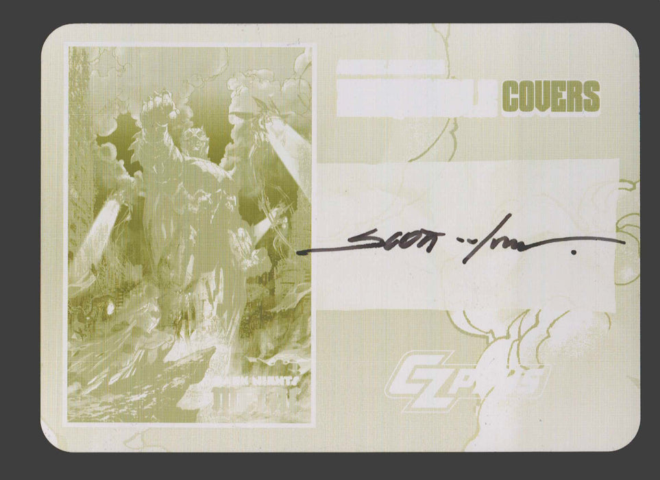 2024 CZX Dark Nights Metal Printing Plate Autograph Card Scott Williams TF-SW