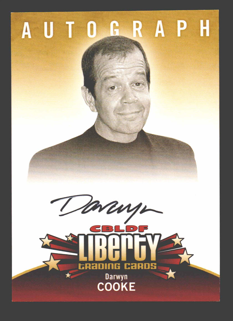 2011 Cryptozoic CBLDF Liberty Artist Darwyn Cooke Autograph Card - TvMovieCards.com