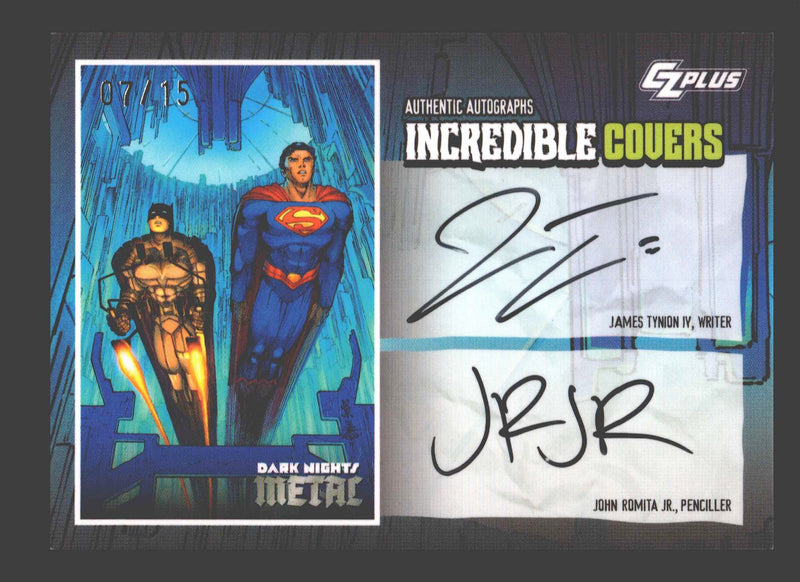 2024 CZX Dark Nights Metal Dual Autograph Card James Tynion IV / John Ramita Jr - TvMovieCards.com