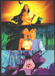 1994 Pocahontas Uncut 9 Card Panel Promo Sheet Skybox Trading Card #1-9   - TvMovieCards.com