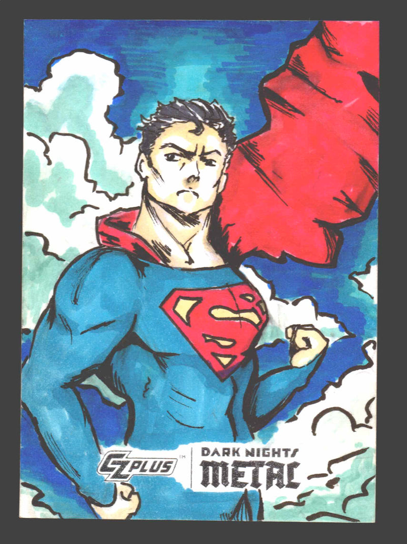 2024 CZX Dark Nights Metal Artist Sketch Trading Card