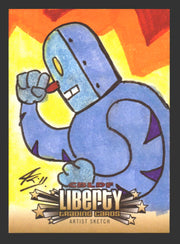 2011 CBLDF Comic Book Legal Defense Fund Liberty Artist Sketch Trading Card   - TvMovieCards.com