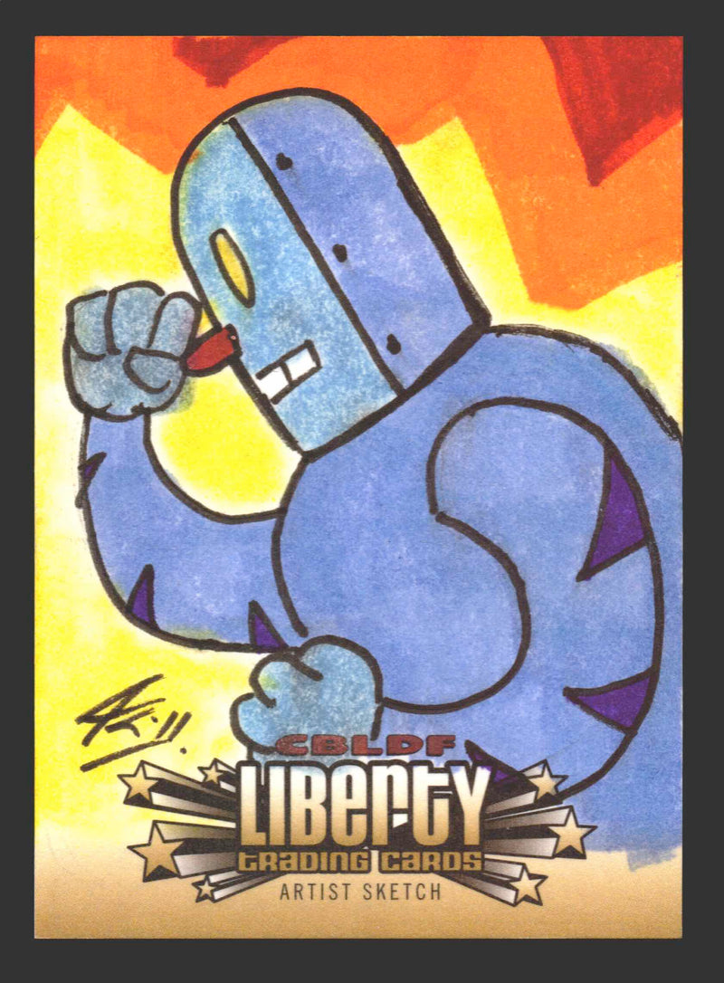 2011 CBLDF Comic Book Legal Defense Fund Liberty Artist Sketch Trading Card   - TvMovieCards.com
