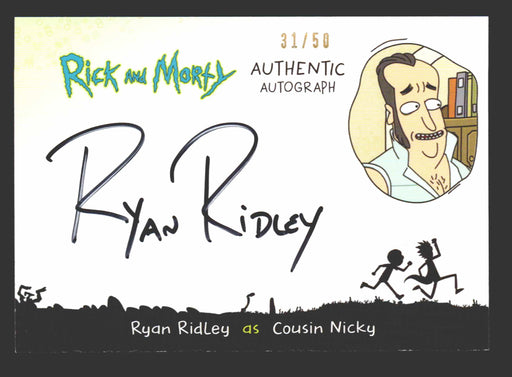 2019 Rick and Morty Season 2 RR-CN Ryan Ridley as Cousin Nicky Autograph Card   - TvMovieCards.com