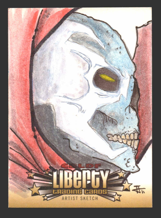 2011 CBLDF Comic Book Legal Defense Fund Liberty Artist Sketch Trading Card   - TvMovieCards.com