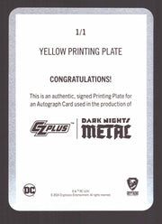 2024 CZX Dark Nights Metal Printing Plate Autograph Card Scott Williams TF-SW - TvMovieCards.com