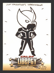 2011 Cryptozoic CBLDF Liberty Artist Sketch Card by Joel Carroll - TvMovieCards.com