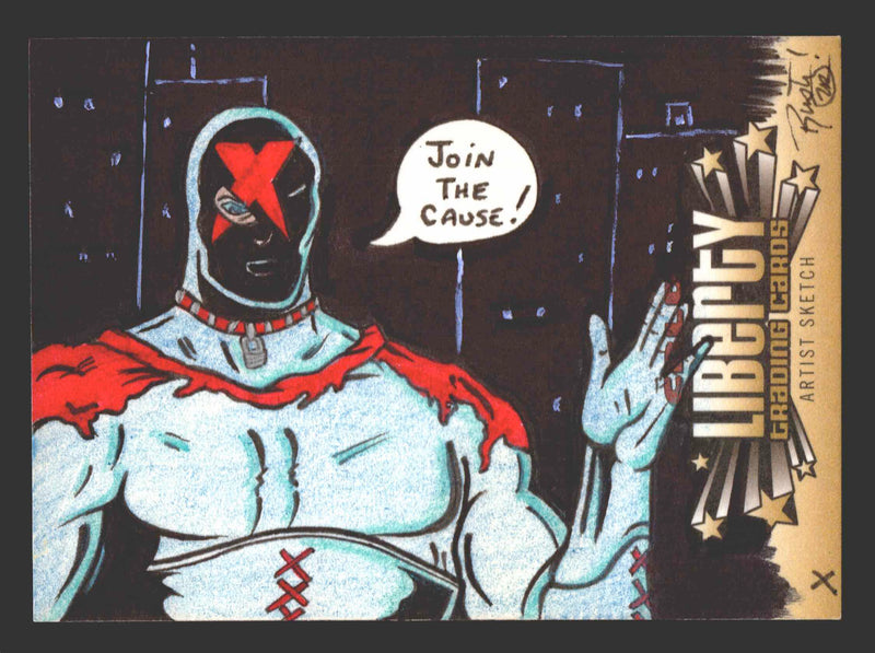 2011 Cryptozoic CBLDF Liberty Artist Sketch Trading Card by Rusty Gilligan - TvMovieCards.com