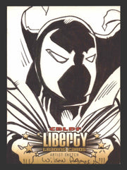 2011 Cryptozoic CBLDF Liberty Artist Sketch Card by Wilson Ramos Jr - TvMovieCards.com
