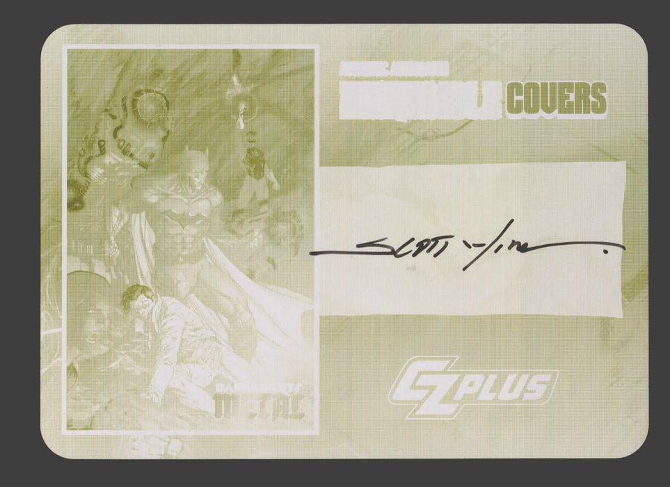 2024 CZX Dark Nights Metal Printing Plate Autograph Card Scott Williams TC-SW