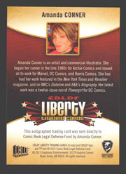 2011 Cryptozoic CBLDF Liberty Artist Amanda Conner Autograph Card - TvMovieCards.com