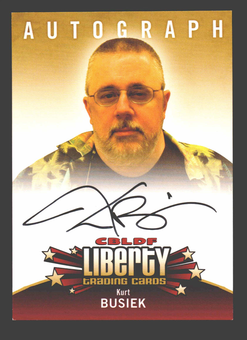 2011 Cryptozoic CBLDF Liberty Artist Burt Busiek Autograph Card - TvMovieCards.com