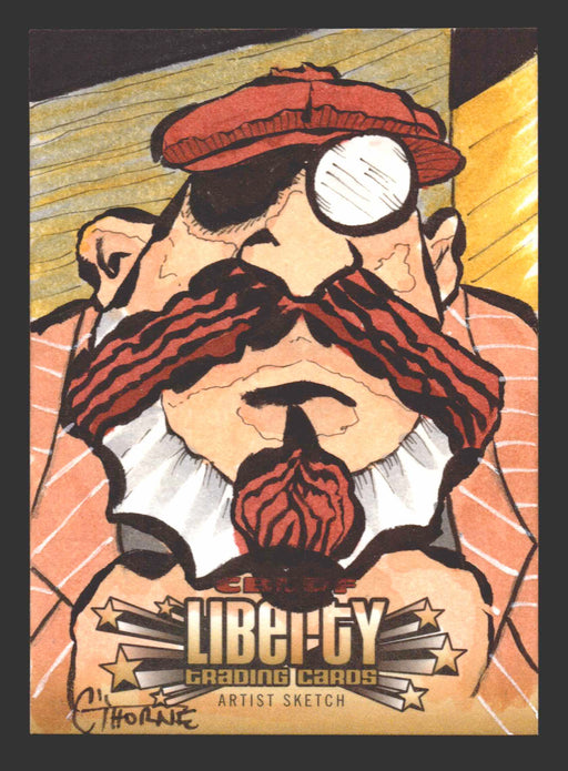 2011 Cryptozoic CBLDF Liberty Artist Sketch Trading Card by Chris Thorne   - TvMovieCards.com