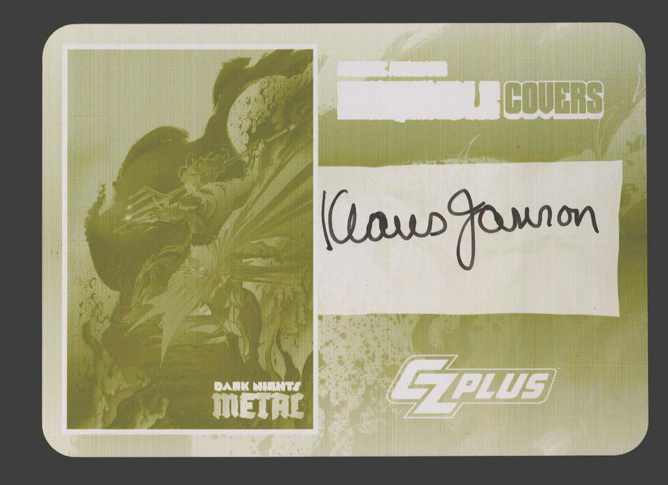 2024 CZX Dark Nights Metal Printing Plate Autograph Card  Klaus Janson TF-KJ