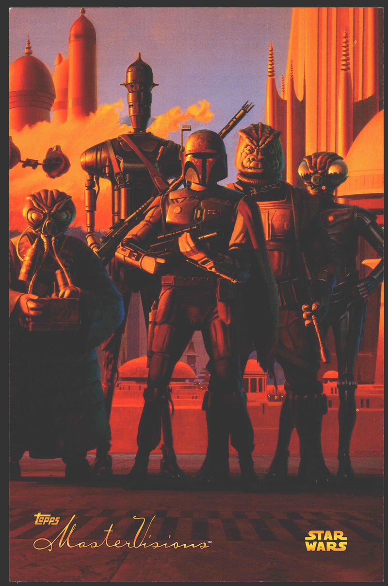 1994 Star Wars Mastervisions Oversized Promo Trading Card Sheet 7x10 Topps   - TvMovieCards.com