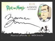 2019 Rick and Morty Season 2 ML-ND Maurice LaMarche NASA Director Autograph Card   - TvMovieCards.com