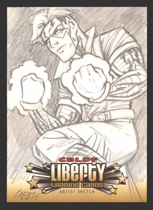 2011 Cryptozoic CBLDF Liberty Artist Sketch Card by Chris "Cabbie" Bradberry   - TvMovieCards.com