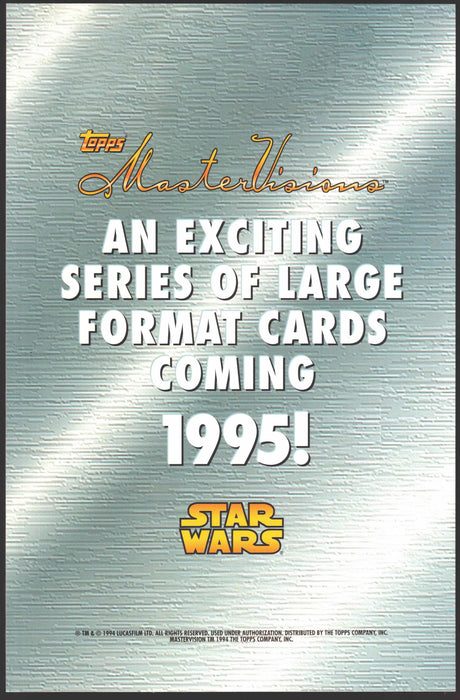 1994 Star Wars Mastervisions Oversized Promo Trading Card Sheet 7x10 Topps   - TvMovieCards.com