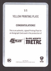 2024 CZX Dark Nights Metal Printing Plate Autograph Card Klaus Janson TF-KJ - TvMovieCards.com