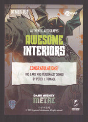 2024 CZX Dark Nights Metal Autograph Card Peter J. Tomasi BTMER-PJT - TvMovieCards.com