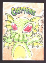 2018 Crypt kins Sketch Trading Card by Niall Westerfield Convention Exclusive - TvMovieCards.com