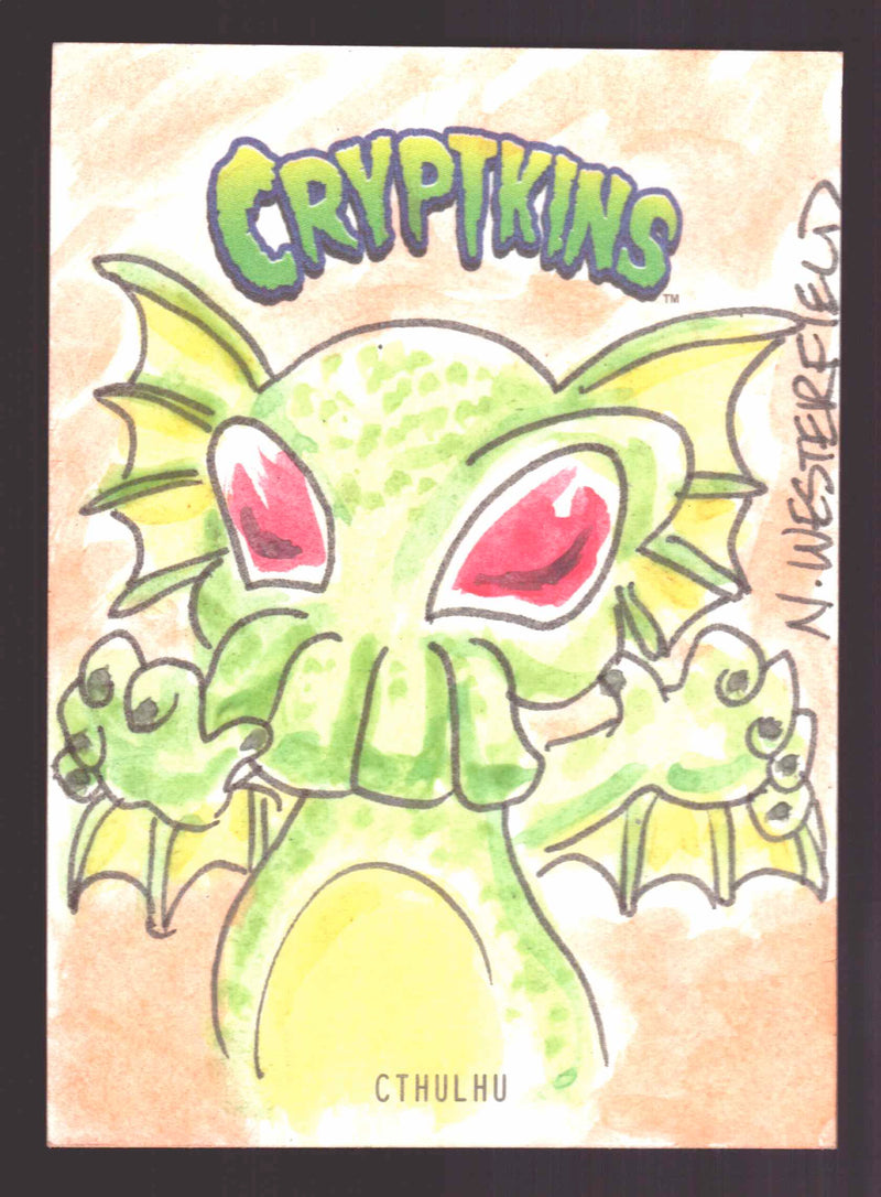 2018 Crypt kins Sketch Trading Card by Niall Westerfield Convention Exclusive - TvMovieCards.com