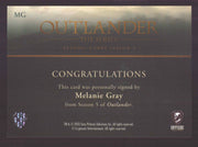 Outlander Season 5 Melanie Gray as Margaret Tryon MG Autograph Card - TvMovieCards.com