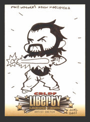 2011 Cryptozoic CBLDF Liberty Artist Sketch Card by Joel Carroll   - TvMovieCards.com
