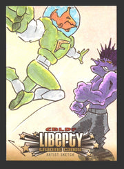 2011 CBLDF Comic Book Legal Defense Fund Liberty Artist Sketch Trading Card   - TvMovieCards.com