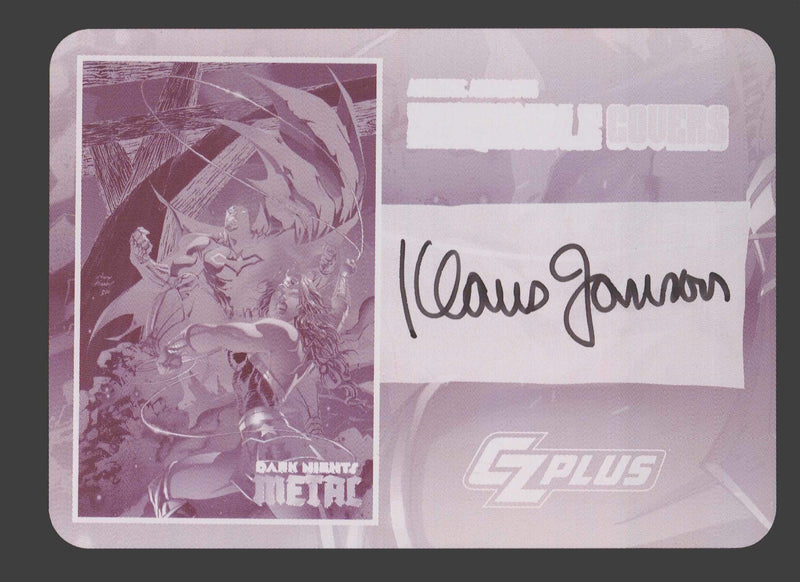 2024 CZX Dark Nights Metal Printing Plate Autograph Card Klaus Janson TC-KJ - TvMovieCards.com