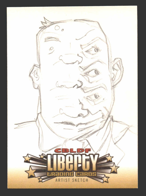 2011 CBLDF Comic Book Legal Defense Fund Liberty Artist Sketch Trading Card - TvMovieCards.com