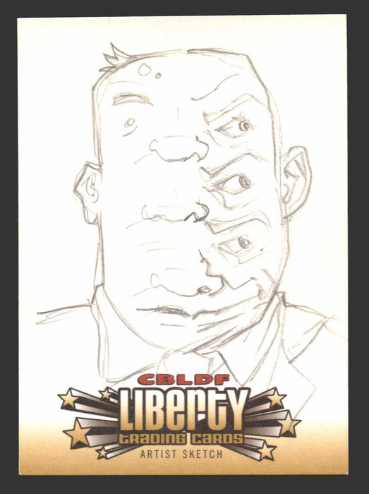2011 CBLDF Comic Book Legal Defense Fund Liberty Artist Sketch Trading Card - TvMovieCards.com