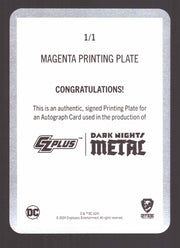 2024 CZX Dark Nights Metal Printing Plate Autograph Card Klaus Janson TC-KJ - TvMovieCards.com