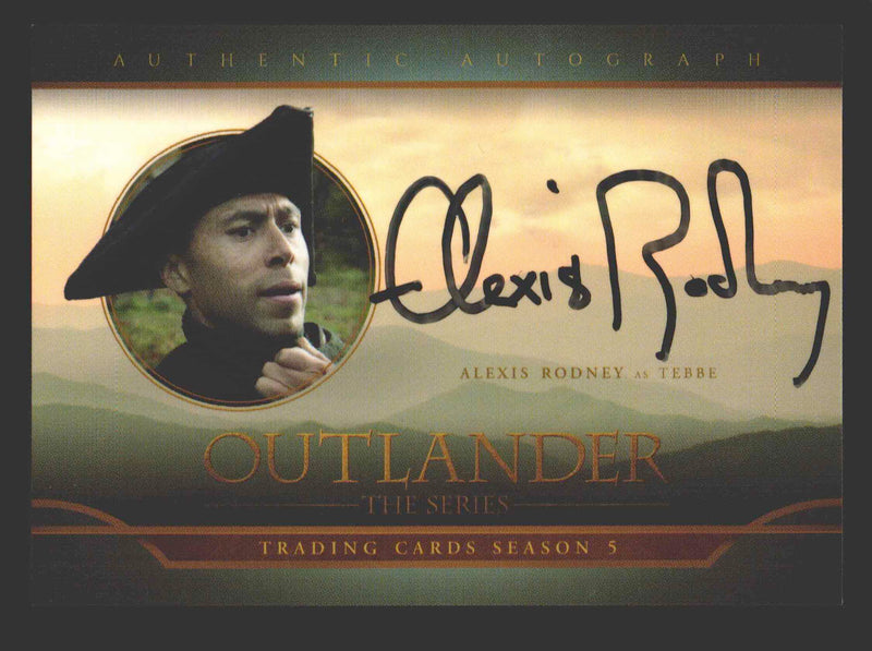 Outlander Season 5 Alexis Rodney as Tebbe AR Autograph Card - TvMovieCards.com