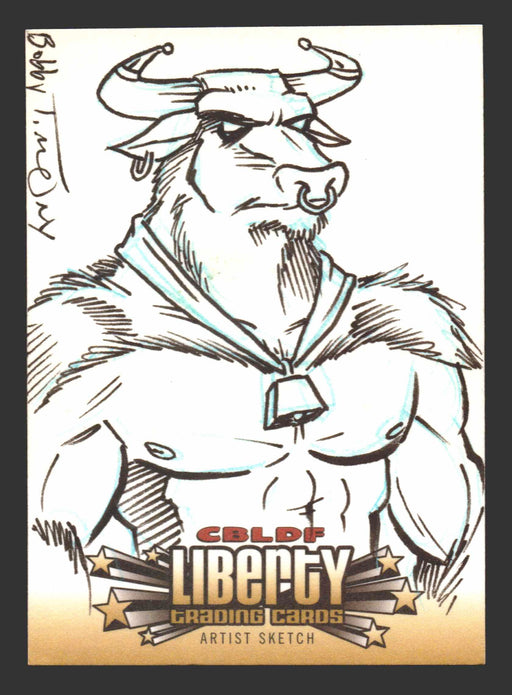 2011 Cryptozoic CBLDF Liberty Artist Sketch Trading Card by Bobby Timony   - TvMovieCards.com