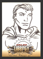 2011 Cryptozoic CBLDF Liberty Artist Sketch Card by Wilson Ramos Jr   - TvMovieCards.com