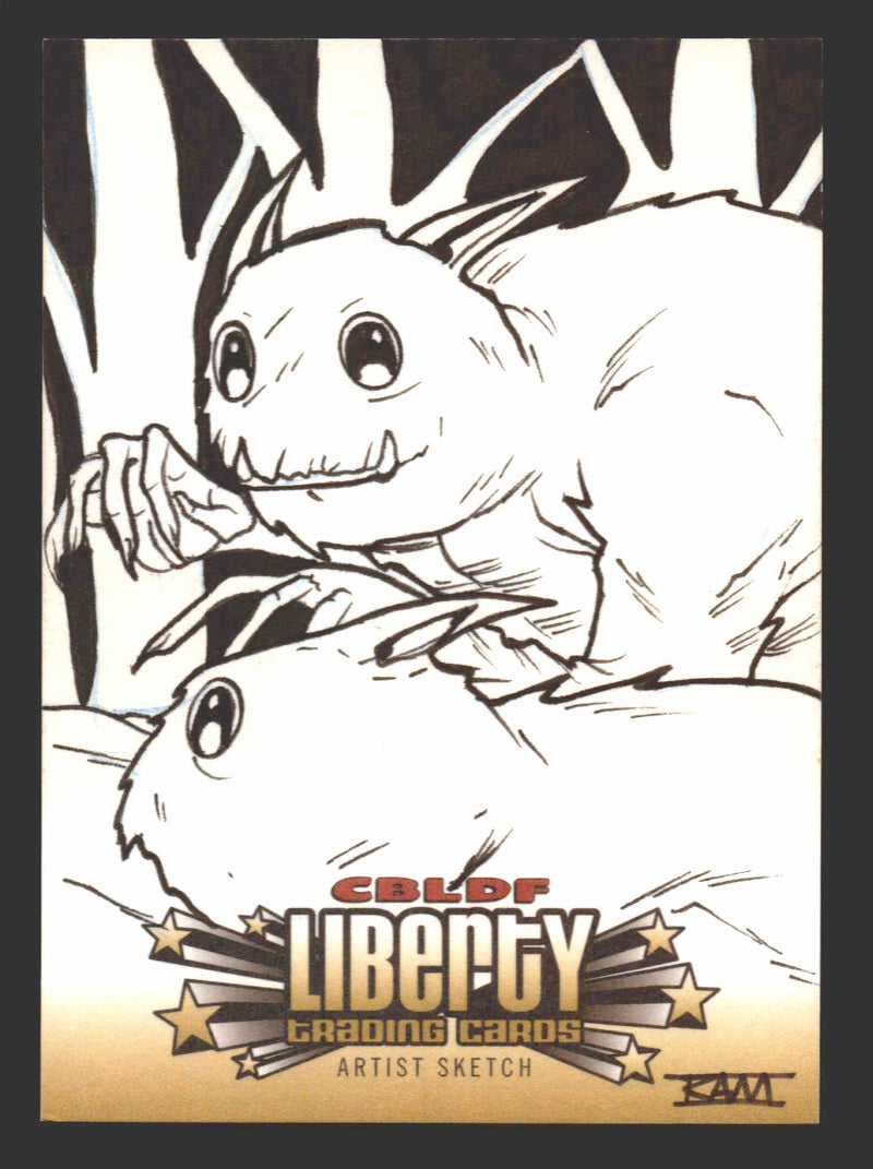 2011 CBLDF Liberty Artist Sketch Trading Card by Rich Molinelli RAM - TvMovieCards.com