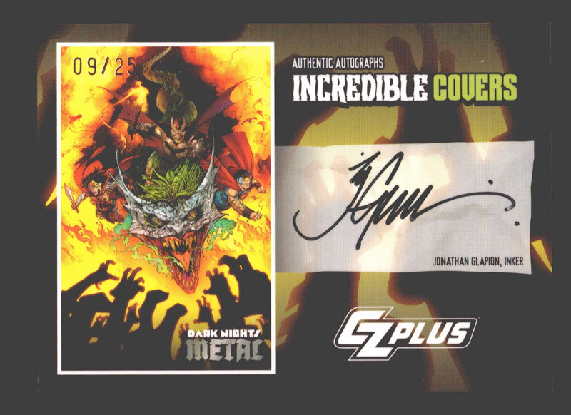 2024 CZX Dark Nights Metal Autograph Card Jonathan Glapion DNM6-JG - TvMovieCards.com