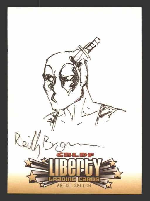 2011 CBLDF Comic Book Legal Defense Fund Liberty Artist Sketch Trading Card - TvMovieCards.com