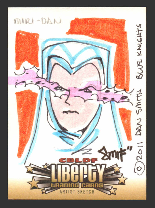 2011 Cryptozoic CBLDF Liberty Artist Sketch Trading Card by Dan Smith - TvMovieCards.com