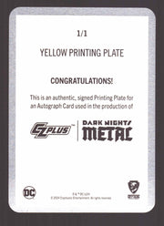 2024 CZX Dark Nights Metal Printing Plate Autograph Card John Romita Jr TF-JRJR - TvMovieCards.com