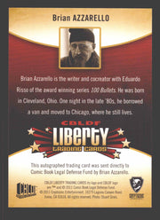 2011 Cryptozoic CBLDF Liberty Artist Brian Azzarello Autograph Card - TvMovieCards.com