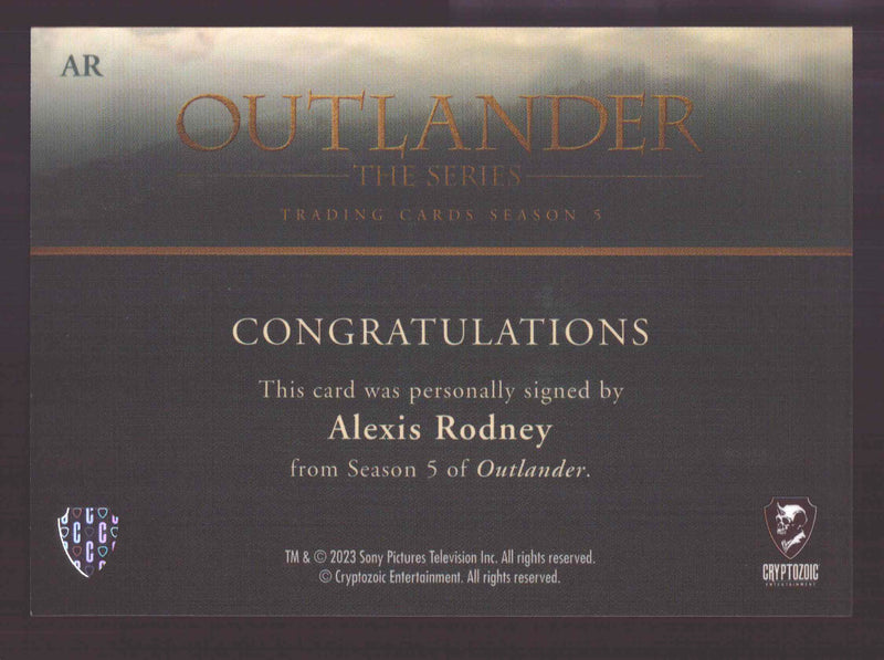 Outlander Season 5 Alexis Rodney as Tebbe AR Autograph Card - TvMovieCards.com