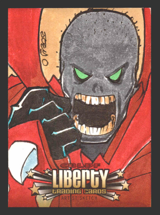 2011 Cryptozoic CBLDF Liberty Artist Sketch Trading Card by Joey Dangerous - TvMovieCards.com