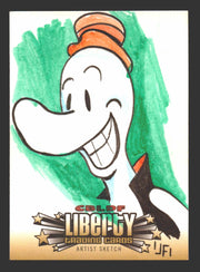 2011 Cryptozoic CBLDF Liberty Artist Sketch Card Bone by Jerry Fleming   - TvMovieCards.com