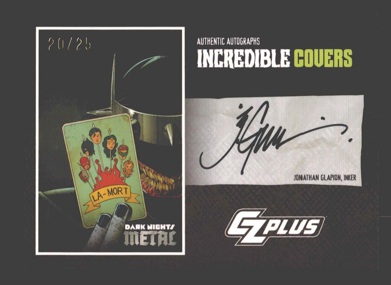 2024 CZX Dark Nights Metal Autograph Card Jonathan Glapion DNM5-JG - TvMovieCards.com
