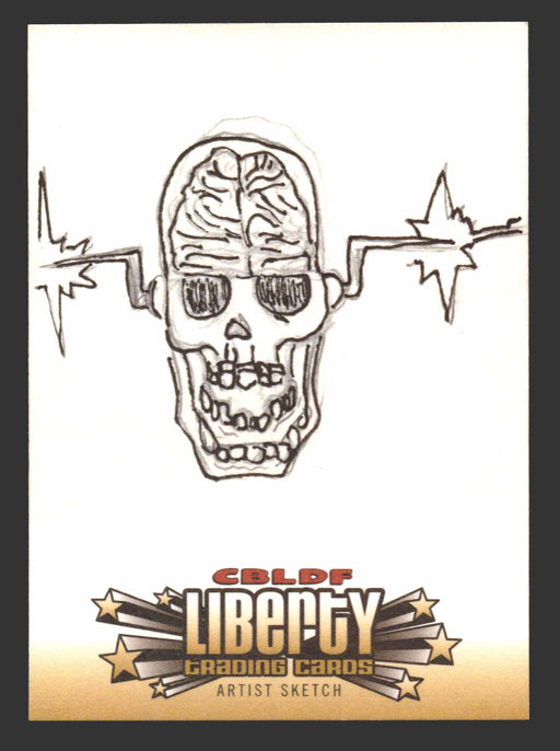 2011 CBLDF Comic Book Legal Defense Fund Liberty Artist Sketch Trading Card - TvMovieCards.com