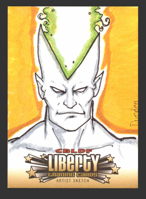 2011 Cryptozoic CBLDF Liberty Artist Sketch Trading Card by Jason Durden   - TvMovieCards.com